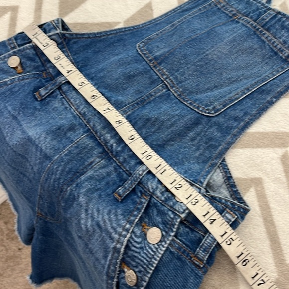 Madewell Adirondack Short Overalls in Denville Wash size XS - Picture 9 of 11